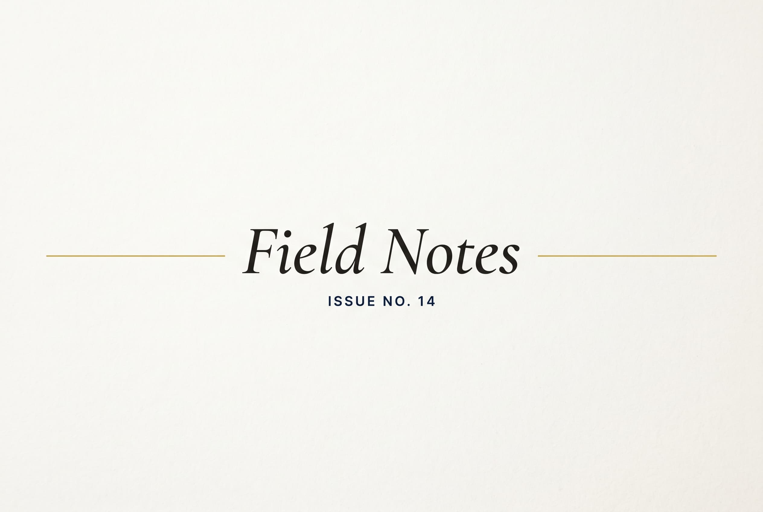 Valix field notes editorial cover