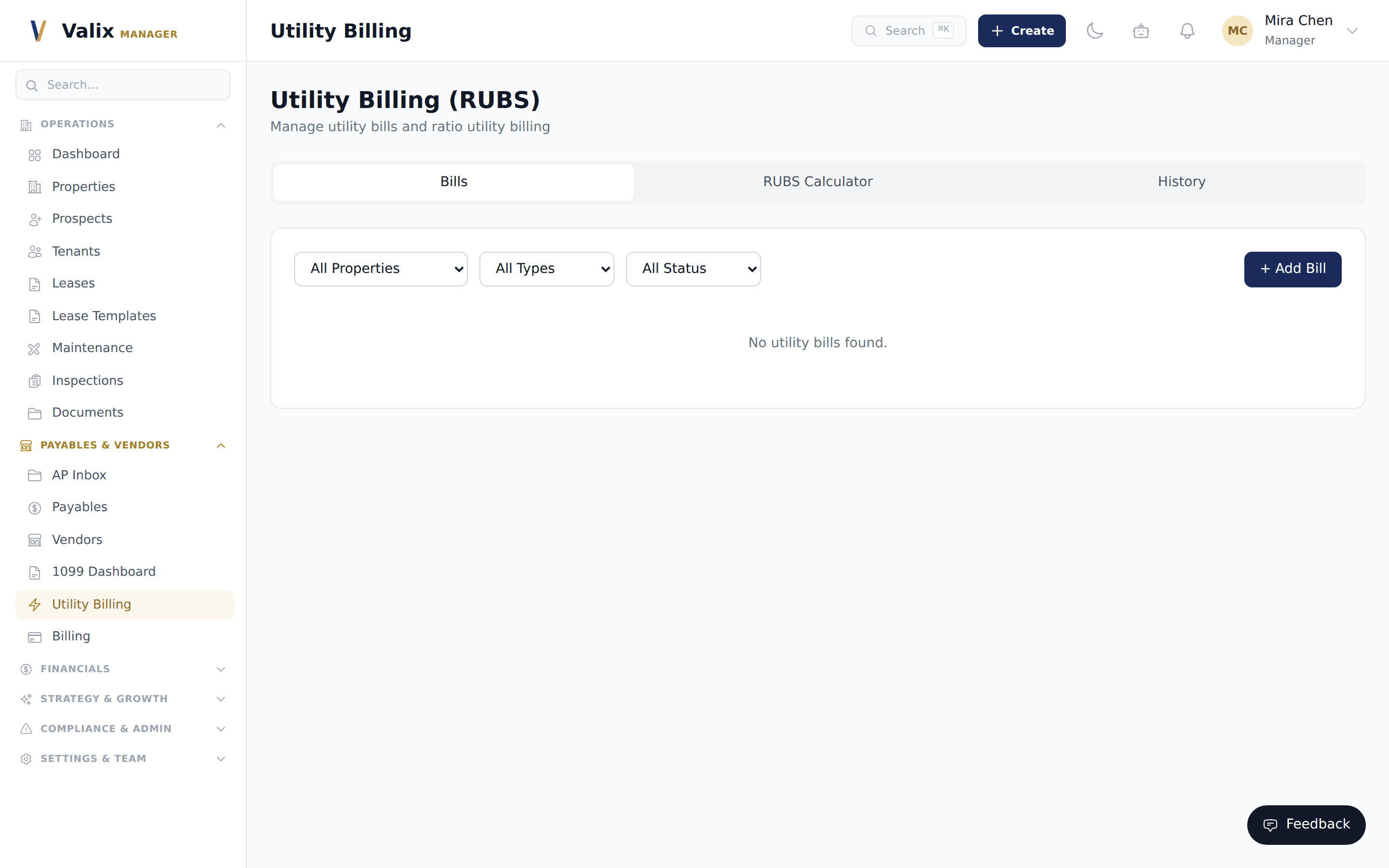 Utility billing breakpoint dashboard
